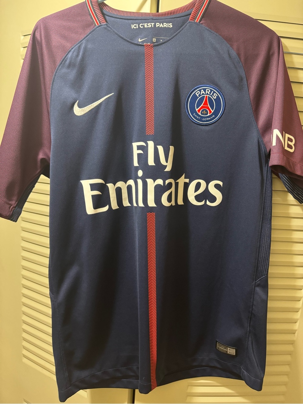 Nike Paris Saint-Germain Authentic 2017 Home Kit